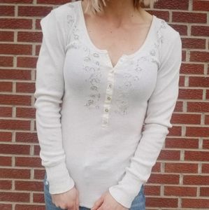 Daytrip, longsleeve, ribbed, button shirt